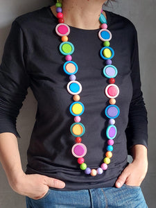 Collana madame butterfly multicolor