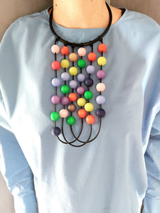 Collana splash multicolor