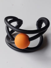 Carica l&#39;immagine nel visualizzatore di Gallery, Bracciale ball arancio opaco