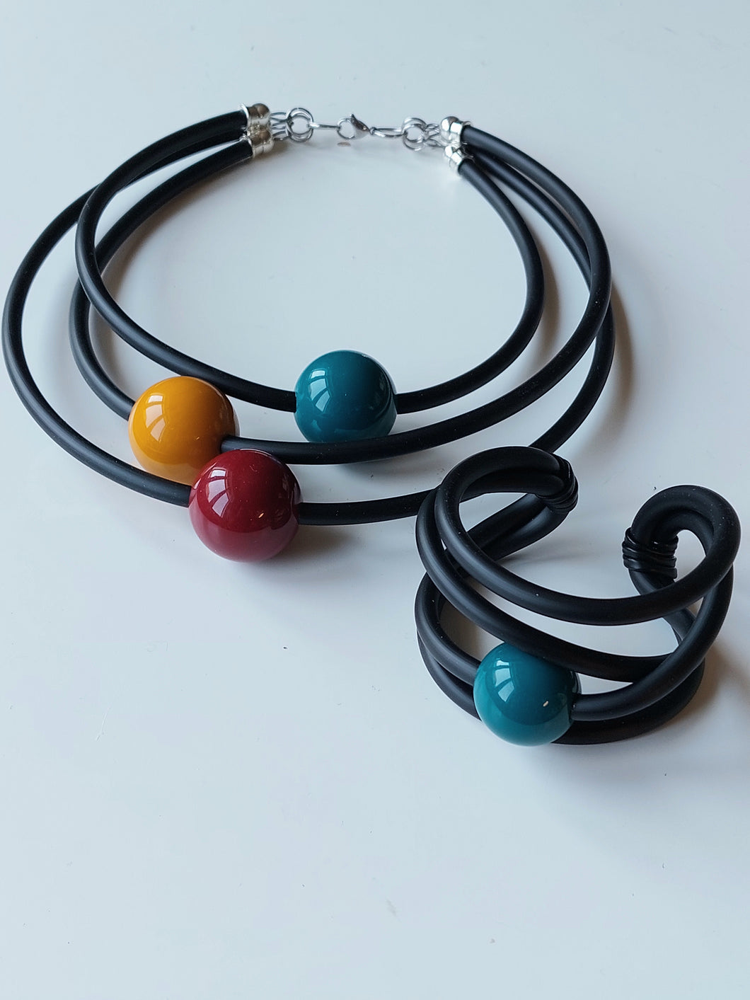 Collana saturn+bracciale ball