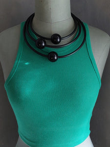 Collana saturn total black