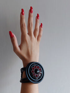 Bracciale sole rosso