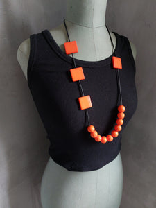 Collana mini smile arancio